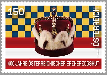 Briefmarke, 400 Jahre österreichischer Erzherzogshut