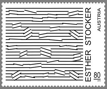 Briefmarke, Esther Stocker