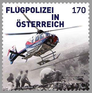 Briefmarke, Flugpolizei in Österreich