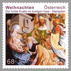 Briefmarke, Weihnachten 2016 – Der holde Knabe im lockigen Haar – Mariapfarr
