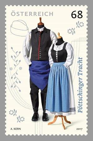 Briefmarke, Pöttschinger Tracht