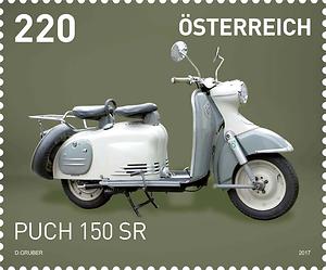 Briefmarke, Puch 150 SR