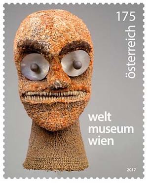 Briefmarke, Weltmuseum Wien