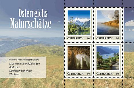 Briefmarke, Österreichs Naturschätze