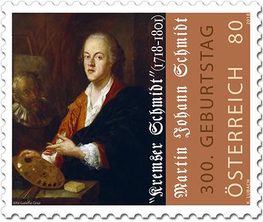 Briefmarke, 300. Geburtstag des Kremser Schmidt