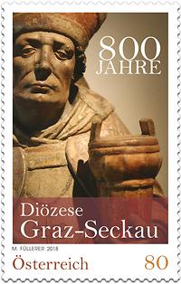 Briefmarke, 800 Jahre Diözese Graz-Seckau