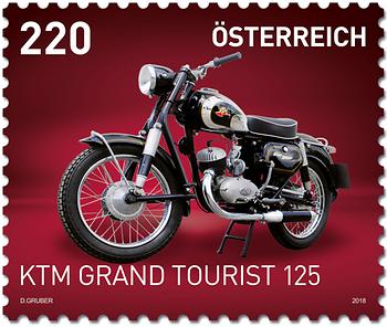 Briefmarke, KTM R 125 Grand Tourist