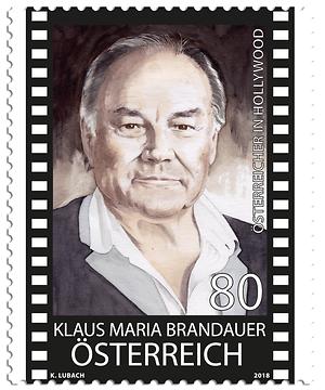 Briefmarke, Klaus Maria Brandauer