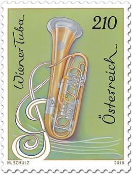 Briefmarke, Wiener Tuba