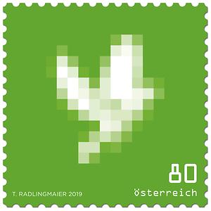 Briefmarke, Neue Wege – Brieftaube