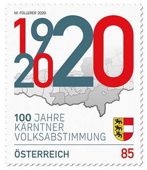 Briefmarke, 100 Jahre Kärntner Volksabstimmung