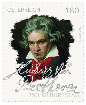 Briefmarke, 250. Geburtstag Ludwig van Beethoven