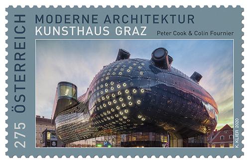 Briefmarke, Kunsthaus Graz
