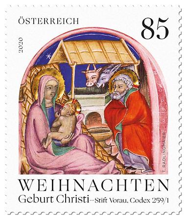 Briefmarke, Weihnachten - Geburt Christi