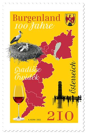 Briefmarke, 100 Jahre Burgenland