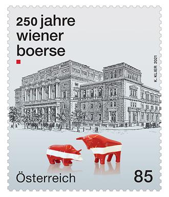 Briefmarke, 250 Jahre Wiener Börse