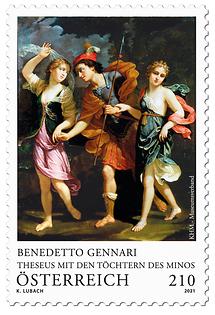 Benedetto Gennari-Theseus mit den Töchtern des Minos