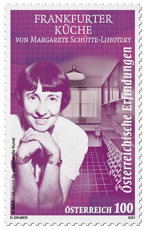 Briefmarke,Einbauküche - Margarete Schütte-Lihotzky