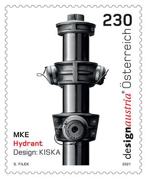 Briefmarke, GRATZ & BÖHM Designhydranten
