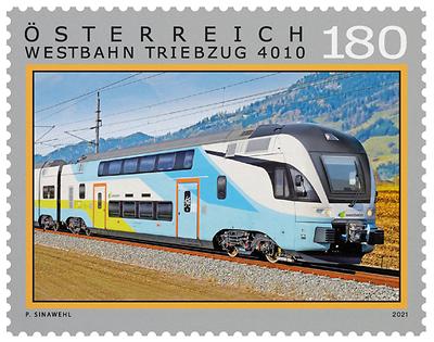Briefmarke, WESTbahn