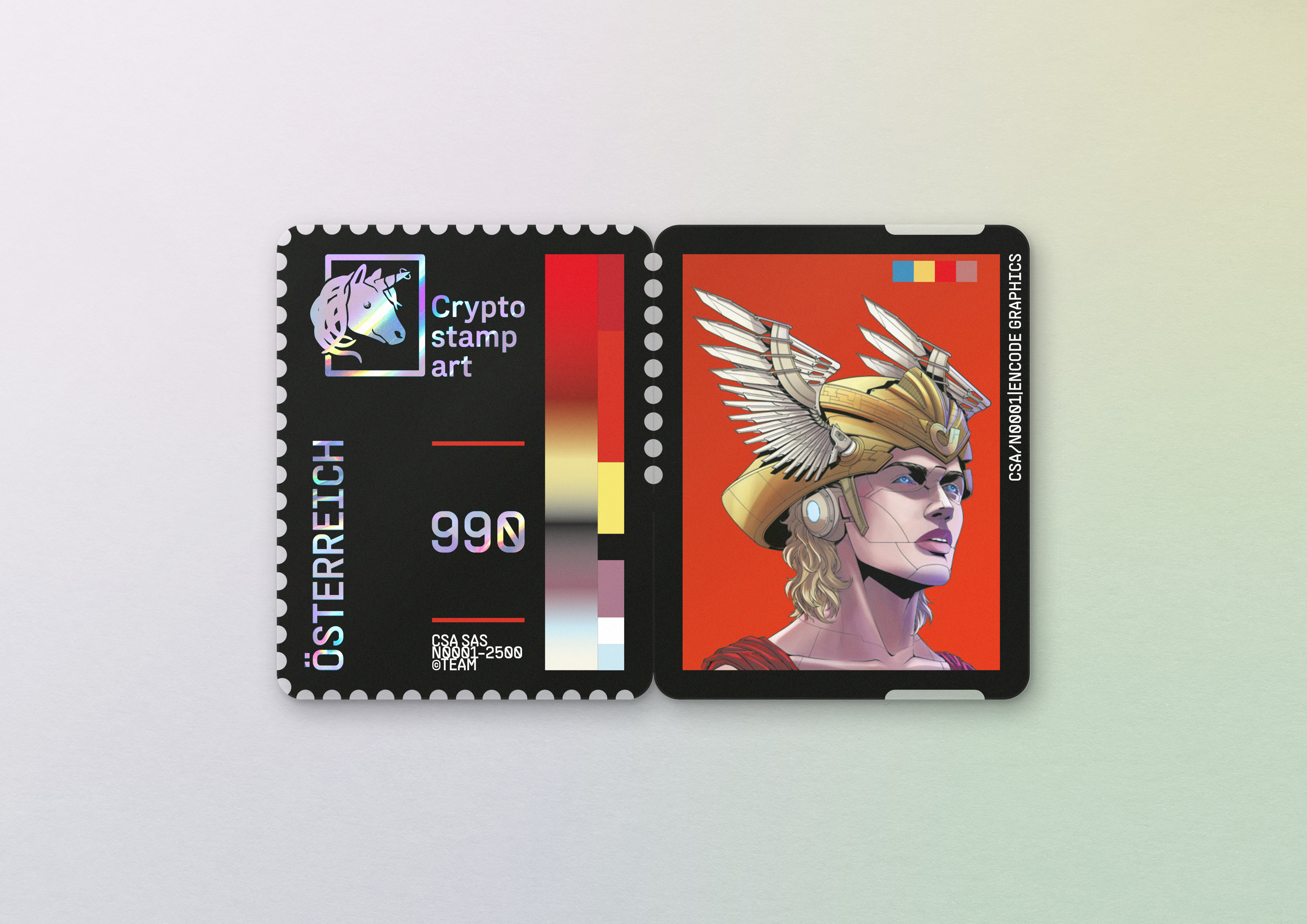 Special art stamp | Crypto stamp art | 2022 | Kunst und Kultur im  Austria-Forum