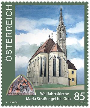 Briefmarke, Wallfahrtskirche Maria Straßengel