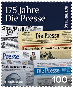 Briefmarke, 175 Jahre „Die Presse“