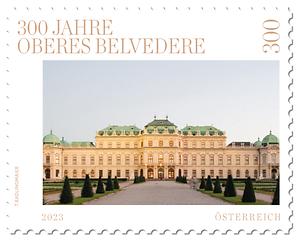 Briefmarke, 300 Jahre Oberes Belvedere