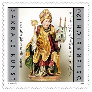 Briefmarke, 1.100. Geburtstag Hl. Wolfgang