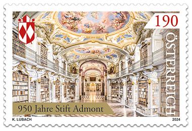 Briefmarke, 950 Jahre Stift Admont