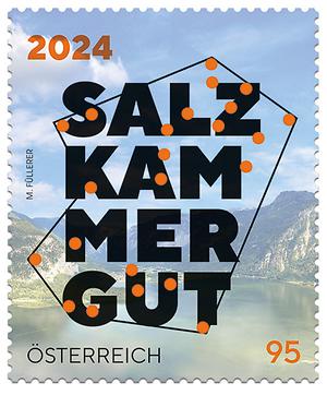 Briefmarke, Kulturhauptstadt Europas Bad Ischl Salzkammergut 2024