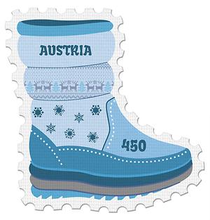 Briefmarke, Schneestiefel