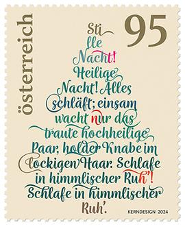 Briefmarke, Weihnachten – Christbaum