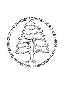 Briefmarke, 100 Jahre Österreichische Bundesforste
