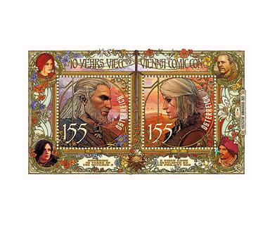 Briefmarke, 10 Jahre Vienna Comic Con Briefmarke, 10 Jahre Vienna Comic Con
