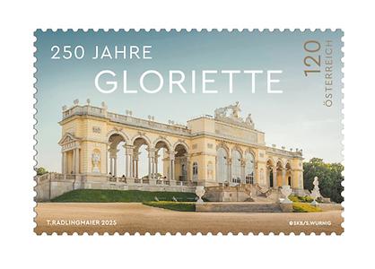 Briefmarke, 250 Jahre Gloriette