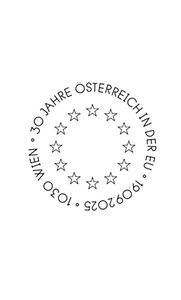 Briefmarke, 30 Jahre Österreich in der EU