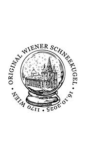 Briefmarke, Erwin Perzy I – Original Wiener Schneekugel Briefmarke, Erwin Perzy I – Original Wiener Schneekugel