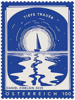 Briefmarke, Trauer– 2025
