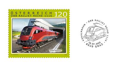 Briefmarke, Koralmbahn