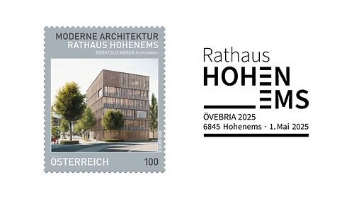 Briefmarke, Rathaus Hohenems