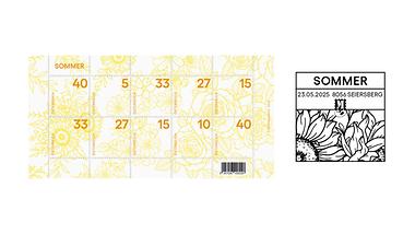 Briefmarke, Sommer
