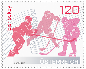 Briefmarke, Sport in Bewegung – Eishockey