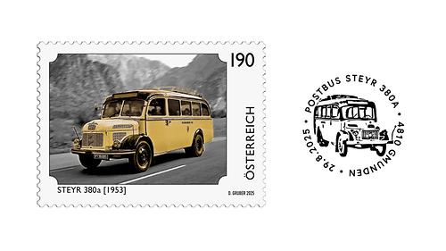 Briefmarke, Steyr 380a
