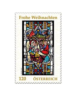 Briefmarke, Weihnachten – Geburt Christi, Pfarrkirche St. Leonhard Briefmarke, Weihnachten – Geburt Christi, Pfarrkirche St. Leonhard
