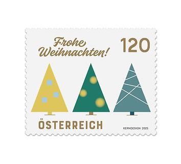 Briefmarke, Weihnachten – Weihnachtsbäume Briefmarke, Weihnachten – Weihnachtsbäume