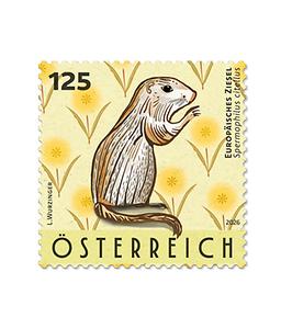 Briefmarke, Niedlich und wachsam
