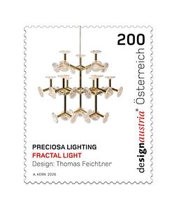 Briefmarke, Preciosa Lighting – Fractal Light