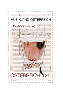 Briefmarke, Wiener Pauke