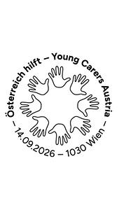 Briefmarke, Young Carers - Hilfe beim Helfen